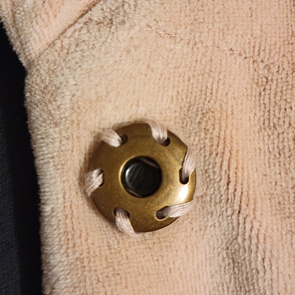 Young Fabulous & Broke Blush Cotton Velour Jacket Size L. Cozy!!! - Picture 4 of 8